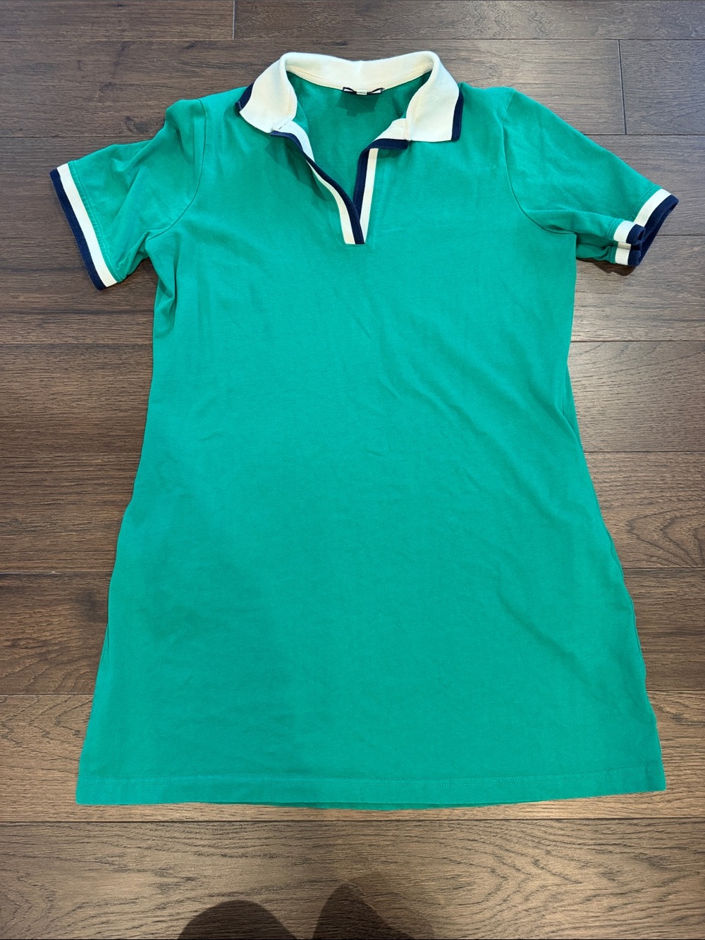 Tuckernuck Women’s Hutton Polo Dress in Green Size Large - C52-099